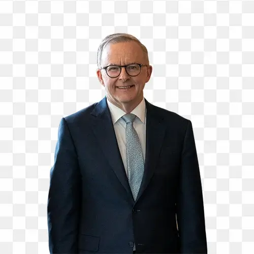 Anthony Albanese Australian politician transparent png image